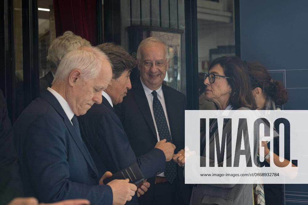 IPA89429504 - Luciano Fontana; Urban Cairo; Walter Veltroni and Fiorenza Sarzanini arriving at the Teatro Sistina for the celebrations marking the 150th anniversary of the *Corriere della Sera*, in Rome, Italy, on October 8, 2026. Flavio Brancaleone Fotogramma