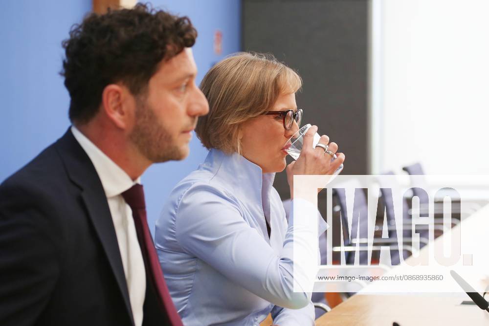Federal Press Conference: Presentation of the flagship proposal Our Plan for Germany by Felix Banaszak and Franziska Brantner