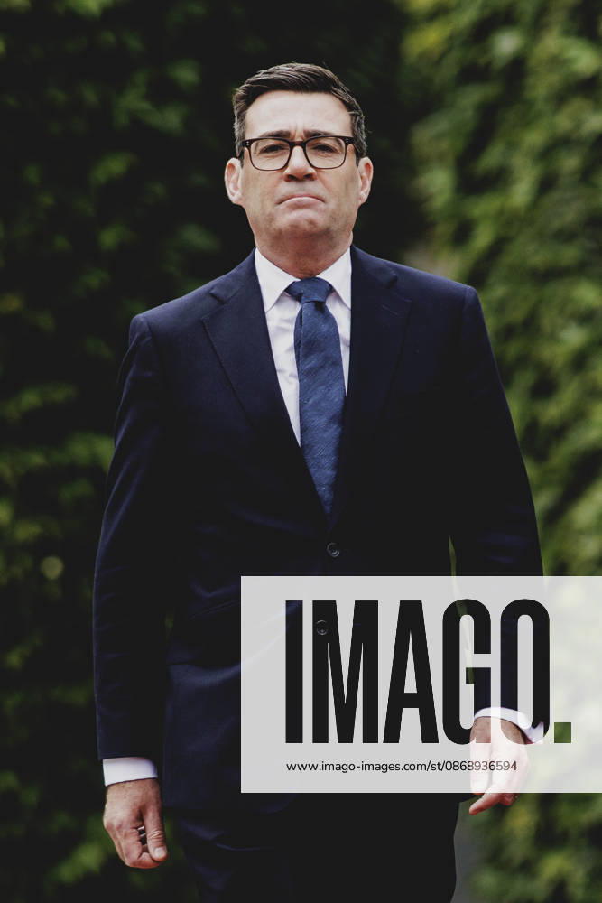 Andrew Burnham, Prime Minister of the United Kingdom, photographed during a reception with military honors at the Federal Chancellery in Berlin, October 8, 2026, Berlin, Germany