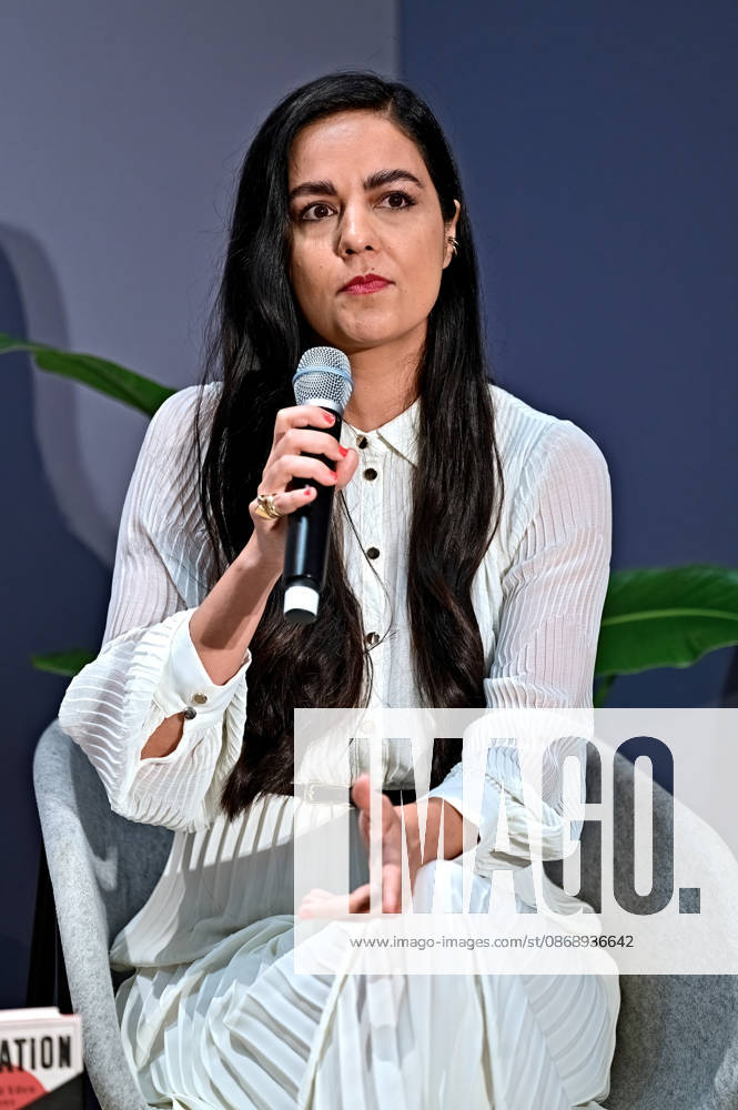 Frankfurt Book Fair 2026: Author Shahrzad Osterer on October 8, 2026, at the Frankfurt Book Fair 20261008MWI153083