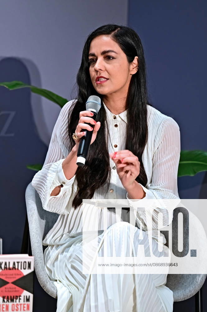 Frankfurt Book Fair 2026: Author Shahrzad Osterer on October 8, 2026, at the Frankfurt Book Fair 20261008MWI153092
