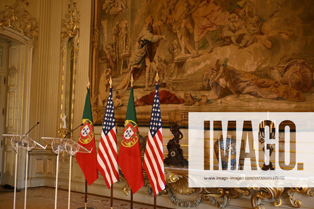 US Secretary of State Marco Rubio visits Portugal LISBON, PORTUGAL - OCTOBER 8: US Secretary of State Marco Rubio and Portuguese Foreign Minister Paulo Rangel hold a joint press conference at the Necessidades Palace, home to Portugal s Foreign Ministry, in Lisbon, Portugal, on October 8, 2026. Zed Jameson Anadolu Lisbon Portugal. Editorial use only. Please get in touch for any other usage.