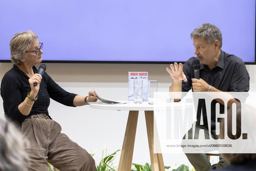Robert Habeck at the 2026 Frankfurt Book Fair, August 10, 2026. Former Federal Minister of Economics and Vice Chancellor Robert Habeck of Alliance 90 The Greens will present his book *Arctic Meltdown* on Thursday on the *ZEIT* stage as part of the 2026 Frankfurt Boo