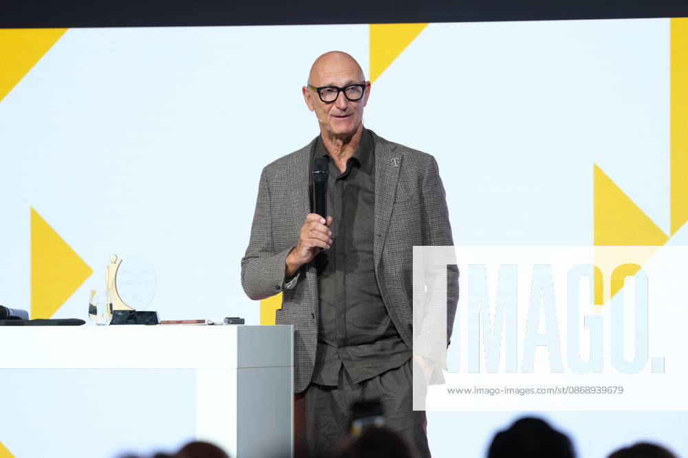 Brand Economy Day 2026: A Portrait of Tim Hoettges, CEO of Telekom, on Stage at Brand Economy Day 2026, Berlin, October 8, 2026, Berlin, Berlin, Germany