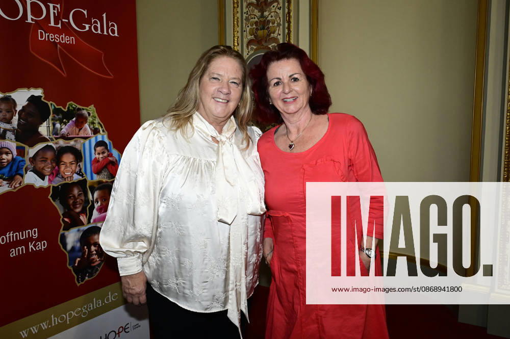 Kathy Kelly and Viola Klein at the press conference and presentation of the 16th HOPE Award for the 18th Hope Gala 2026 at the Schauspielhaus Dresden, Dresden, October 8, 2026 Foto:xM.xWehnertx xFuturexImagex hope_pk_6012