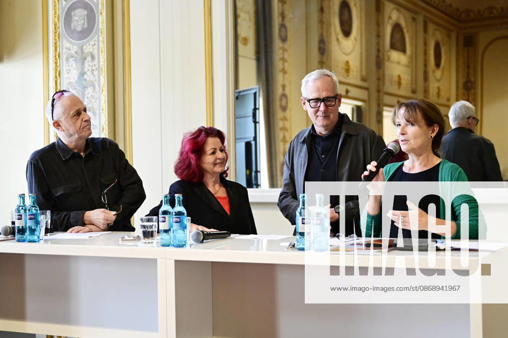 Stefan Hippler, Viola Klein, Joachim Klement, and Sabine Mutschke at the press conference and presentation of the 16th HOPE Award for the 18th Hope Gala 2026 at the Schauspielhaus Dresden, Dresden, October 8, 2026 Foto:xM.xWehnertx xFuturexImagex hope_pk_6020