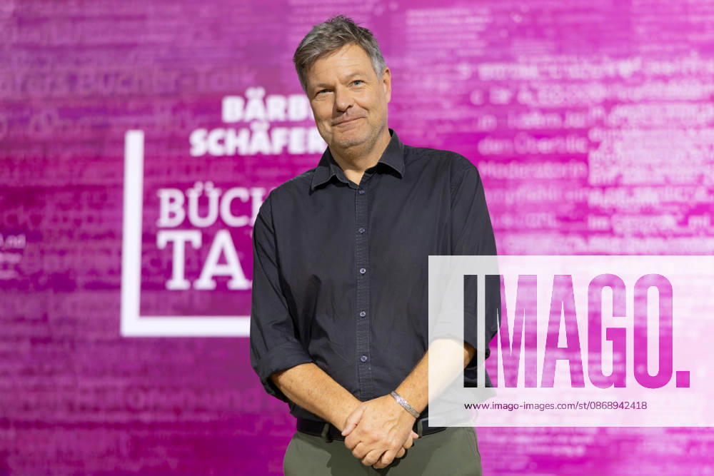 Frankfurt Book Fair 2026: Robert Habeck presents his new book, *Arctic Meltdown*, on the literature stage hosted by ARD, ZDF, and 3sat; Frankfurt am Main, Hesse, Germany; Exhibition Grounds