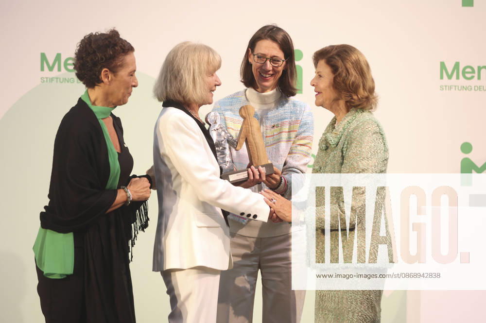 Sybille Perez, Monika Brandt, Countess Bettina Bernadotte, and Queen Silvia of Sweden at the Mentor Future Prize award ceremony during the Mentor Foundation’s anniversary celebration on Mainau Island, Mainau, October 8, 2026 Foto:xAgenturxWehnertx xGränzdörferx xFuturexImagex silvia_6027