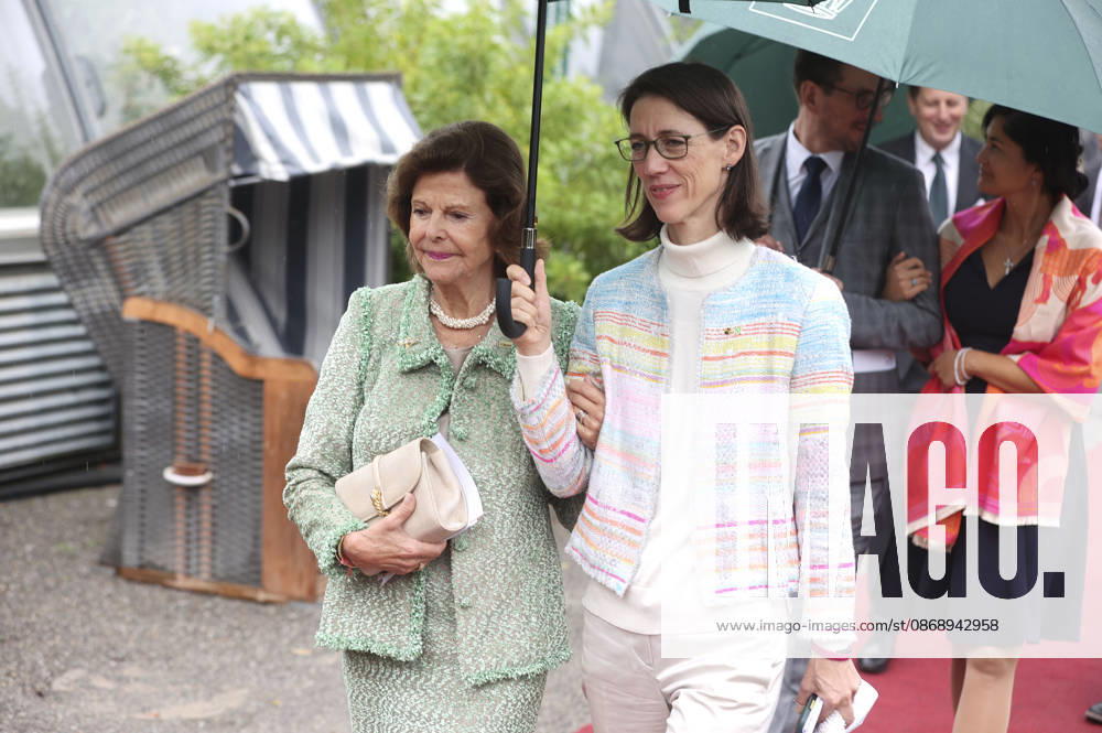 Queen Silvia of Sweden and Countess Bettina Bernadotte at the Mentor Foundation’s anniversary celebration on Mainau Island, Mainau, October 8, 2026 Foto:xAgenturxWehnertx xGränzdörferx xFuturexImagex silvia_6035