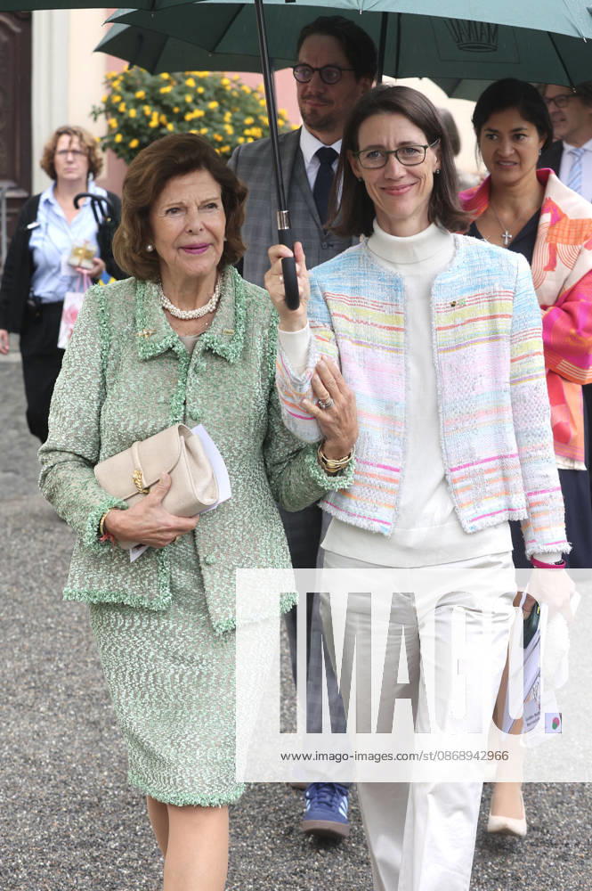 Queen Silvia of Sweden and Countess Bettina Bernadotte at the Mentor Foundation’s anniversary celebration on Mainau Island, Mainau, October 8, 2026 Foto:xAgenturxWehnertx xGränzdörferx xFuturexImagex silvia_6039