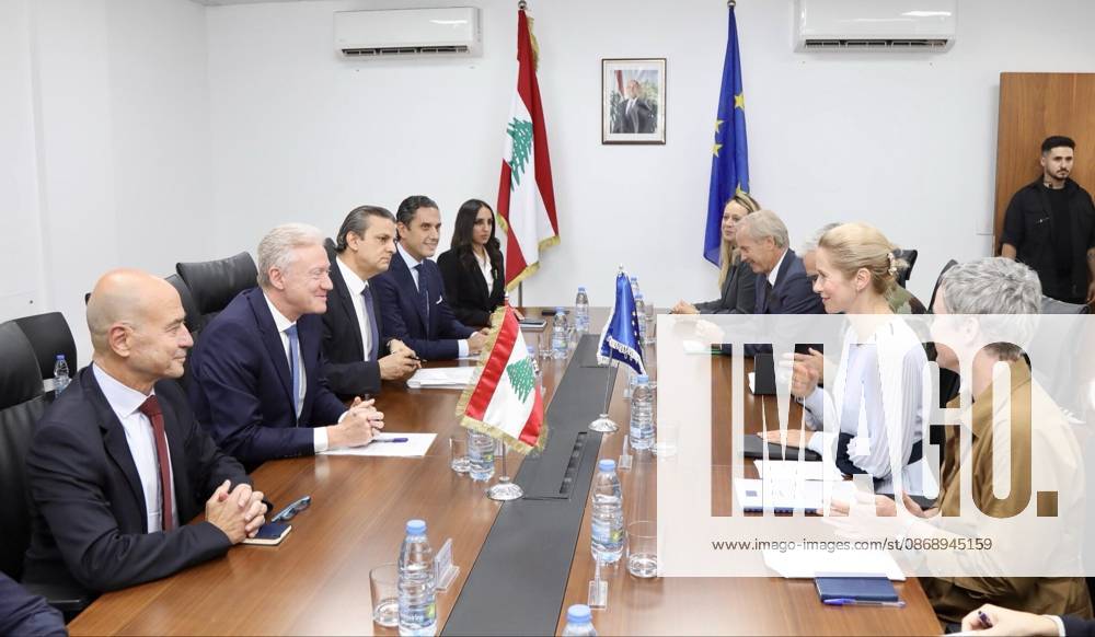 Youssef Raggi - Kaja Kallas meeting in Beirut BEIRUT, LEBANON - OCTOBER 08 : (---- – MANDATORY CREDIT LEBANESE FOREIGN MINISTRY HANDOUT - NO MARKETING NO ADVERTISING CAMPAIGNS - DISTRIBUTED AS A SERVICE TO CLIENTS----) Lebanese Foreign Minister Youssef Raggi meets with EU High Representative for Foreign Affairs and Security Policy Kaja Kallas and her delegation in Beirut, Lebanon on October 08, 2026. Lebanese Foreign Ministry - Handout Anadolu Beirut Lebanon. Editorial use only. Please get in touch for any other usage.