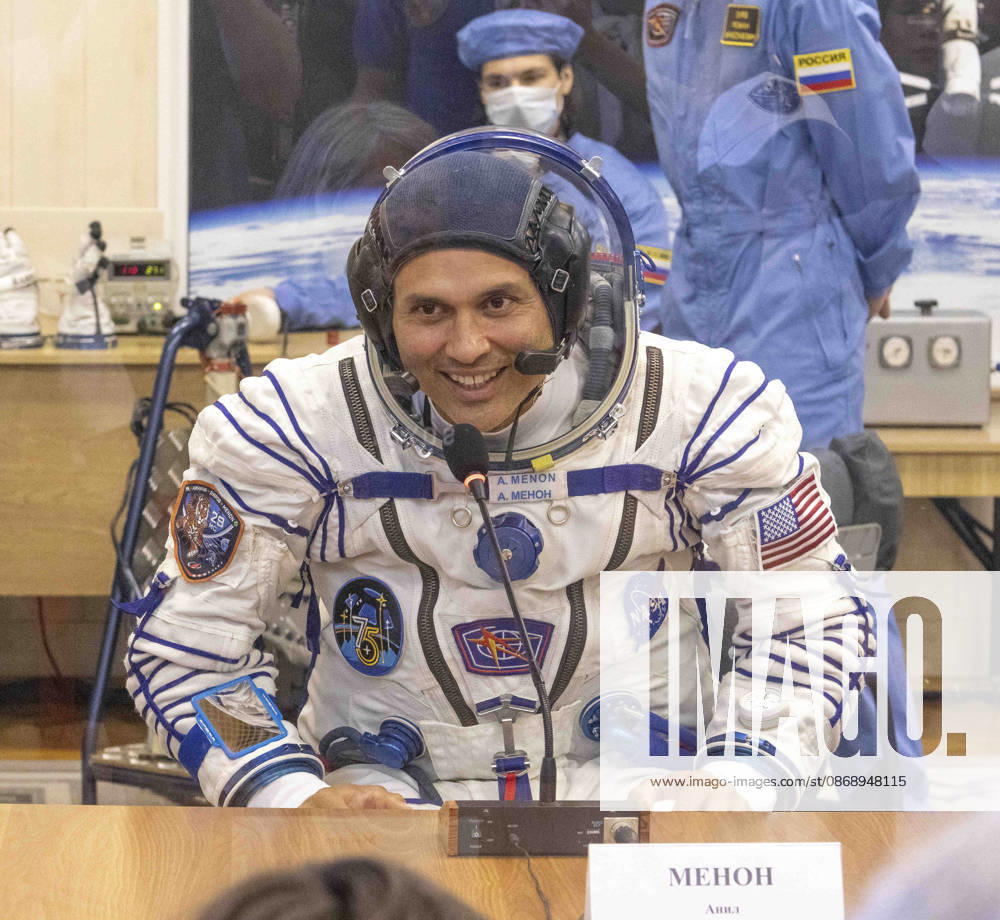 Baikonur, Kazakhstan. 14 July, 2026. NASA astronaut Anil Menon talks to family and friends before the Expedition 75 Soyuz launch at the Baikonur Cosmodrome, July 14, 2026 in Baikonur, Kazakhstan. He launched to the International Space Station later that day. Baikonur Kazakhstan - ZUMAp138 20261008_zaa_p138_008