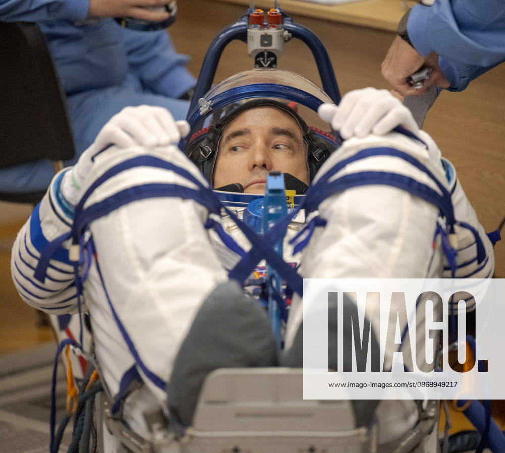 Baikonur, Kazakhstan. 14 July, 2026. Roscosmos cosmonaut Pyotr Dubrov has his Sokol suit pressure checked at the Baikonur Cosmodrome before the Expedition 75 launch, July 14, 2026 in Baikonur, Kazakhstan. He launched to the International Space Station later that day. Baikonur Kazakhstan - ZUMAp138 20261008_zaa_p138_061