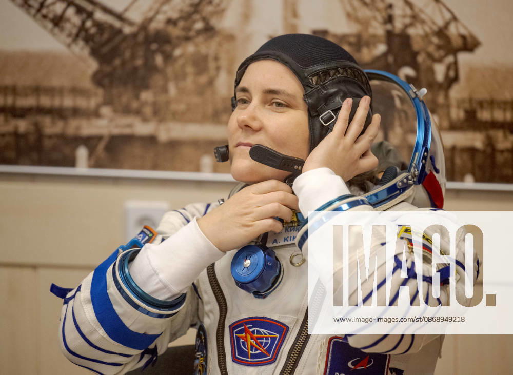 Baikonur, Kazakhstan. 14 July, 2026. Roscosmos cosmonaut Anna Kikina waves while waiting for her Sokol suit pressure check at the Baikonur Cosmodrome, July 14, 2026 in Baikonur, Kazakhstan. She launched to the International Space Station later that day. Baikonur Kazakhstan - ZUMAp138 20261008_zaa_p138_062
