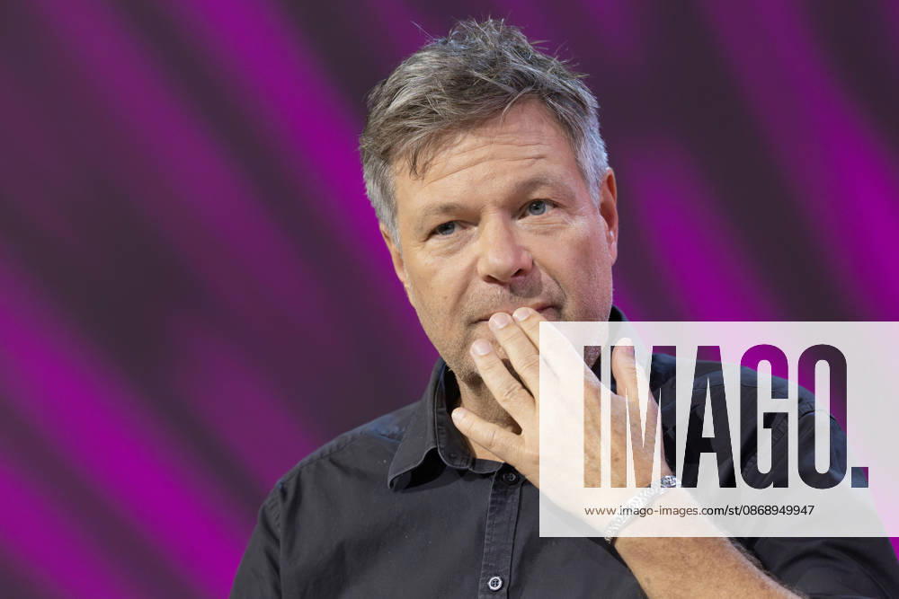 Frankfurt Book Fair 2026: Robert Habeck presents his new book, *Arctic Meltdown*, on the literature stage hosted by ARD, ZDF, and 3sat; Frankfurt am Main, Hesse, Germany; Exhibition Grounds