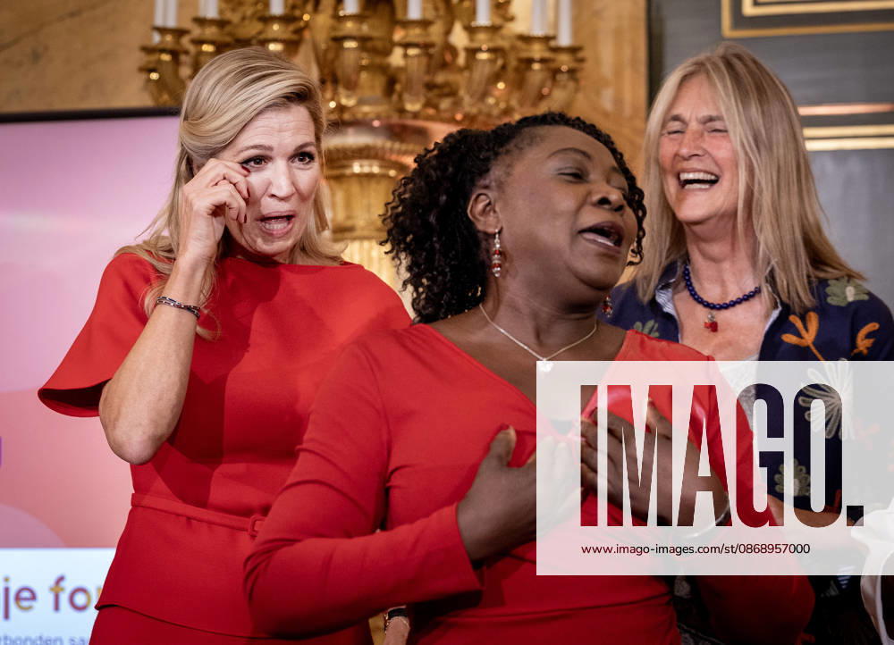 Palace Queen Maxima presented the 2026 Appeltjes van Oranje awards at palace Noordeinde in The Hague. Winner Mega D youth foundation Â
