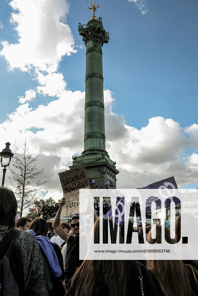 On Thursday, October 8, 2026, the Place de la Bastille in Paris was the focal point of a major high school student demonstration, part of a nationwide movement of anger affecting many schools. This Thursday, October 8, 2026, the Place de la Bastille in Paris was the focal point of a major high school student demonstration, part of a national movement of anger affecting many educational institutions 460318 2026 10 08 Paris France