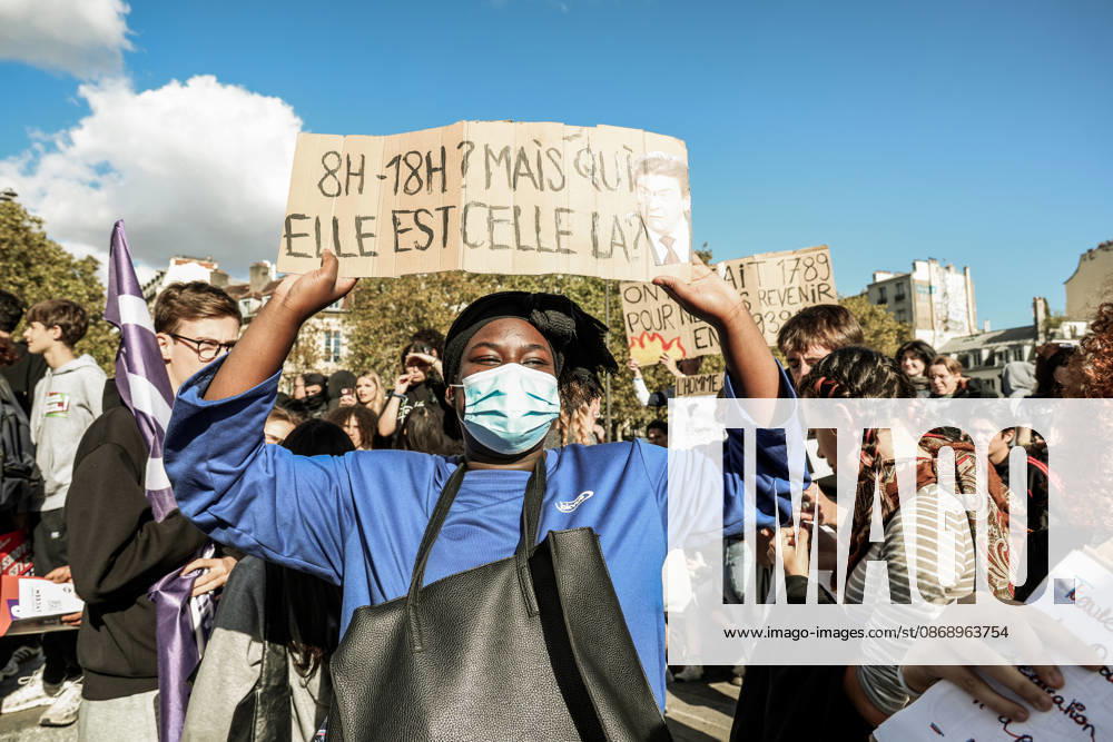 On Thursday, October 8, 2026, the Place de la Bastille in Paris was the focal point of a major high school student demonstration, part of a nationwide movement of anger affecting many schools. This Thursday, October 8, 2026, the Place de la Bastille in Paris was the focal point of a major high school student demonstration, part of a national movement of anger affecting many educational institutions 460318 2026 10 08 Paris France