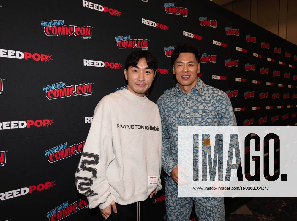New York, NY- October 8: Inside the Saja Boys: Beyond KPOP Demon Hunters with Rich Ting and Neckwav at Comic Con October 8, 2026. Credit: Camara Porter USA - ZUMAa123 20261008_zaa_a123_074