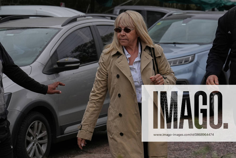 Closing arguments begin in the Maradona s death in Argentina SAN ISIDRO, ARGENTINA - OCTOBER 8: Claudia Villafane, Maradona s ex-wife, arrives at the courthouse as prosecutors and plaintiff attorneys present their closing arguments before Oral Criminal Court No. 7 in San Isidro, Argentina on October 8, 2026. The trial has entered its final stage, with the accusing parties seeking severe penalties against seven medical professionals charged with homicide with eventual intent over allegations of negligent and indifferent medical care that contributed to Maradona’s death. Luciano Gonzalez Anadolu San Isidro Argentina. Editorial use only. Please get in touch for any other usage.