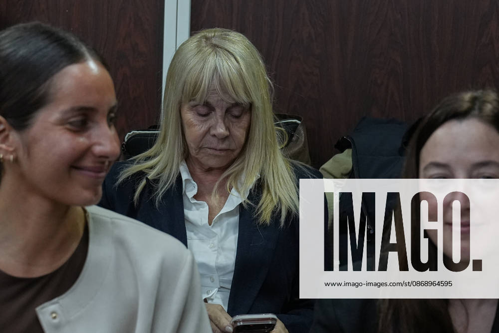 Closing arguments begin in the Maradona s death in Argentina SAN ISIDRO, ARGENTINA - OCTOBER 8: Claudia Villafane, Maradona s ex-wife, is seen at the courthouse as prosecutors and plaintiff attorneys present their closing arguments before Oral Criminal Court No. 7 in San Isidro, Argentina on October 8, 2026. The trial has entered its final stage, with the accusing parties seeking severe penalties against seven medical professionals charged with homicide with eventual intent over allegations of negligent and indifferent medical care that contributed to Maradona’s death. Luciano Gonzalez Anadolu San Isidro Argentina. Editorial use only. Please get in touch for any other usage.