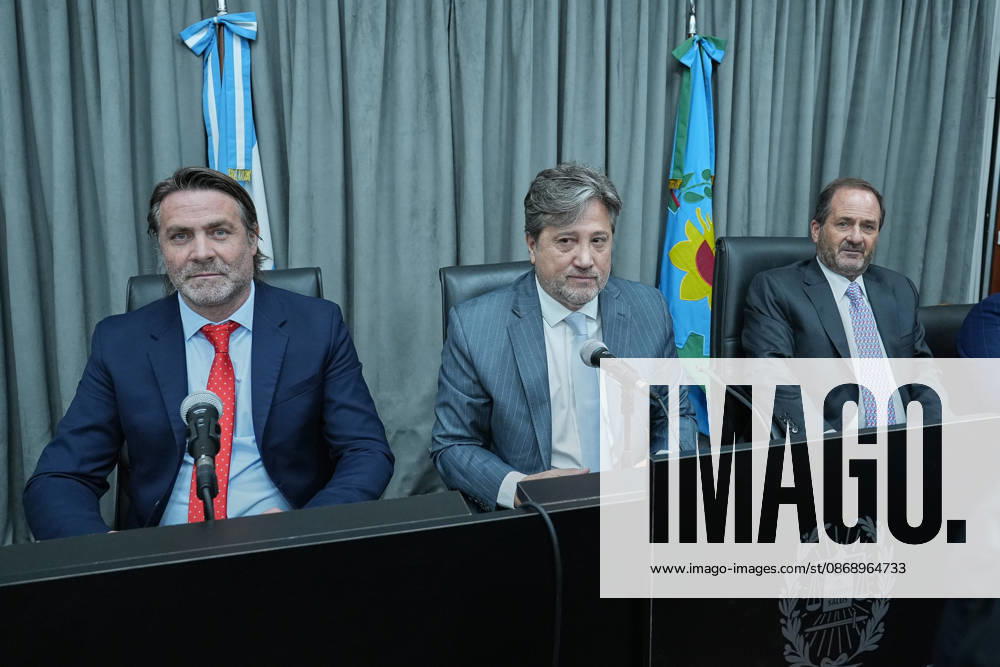 Closing arguments begin in the Maradona s death in Argentina SAN ISIDRO, ARGENTINA - OCTOBER 8: Prosecutors and plaintiff attorneys present their closing arguments before Oral Criminal Court No. 7 in San Isidro, Argentina on October 8, 2026. The trial has entered its final stage, with the accusing parties seeking severe penalties against seven medical professionals charged with homicide with eventual intent over allegations of negligent and indifferent medical care that contributed to Maradona’s death. Luciano Gonzalez Anadolu San Isidro Argentina. Editorial use only. Please get in touch for any other usage.