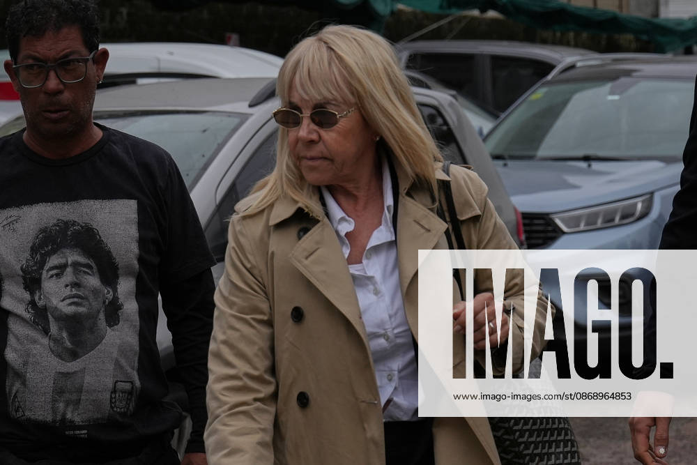 Closing arguments begin in the Maradona s death in Argentina SAN ISIDRO, ARGENTINA - OCTOBER 8: Claudia Villafane, Maradona s ex-wife, arrives at the courthouse as prosecutors and plaintiff attorneys present their closing arguments before Oral Criminal Court No. 7 in San Isidro, Argentina on October 8, 2026. The trial has entered its final stage, with the accusing parties seeking severe penalties against seven medical professionals charged with homicide with eventual intent over allegations of negligent and indifferent medical care that contributed to Maradona’s death. Luciano Gonzalez Anadolu San Isidro Argentina. Editorial use only. Please get in touch for any other usage.