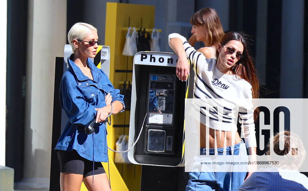 Amelia Halmin and Iris Law during DKNY Photoshoot in New York Top models Amelia Halmin and Iris Law are doing a photoshoot for DKNY in New York, NY on October 8, 2026. Photo by Dylan Travis ABACAPRESS.COM New York NY