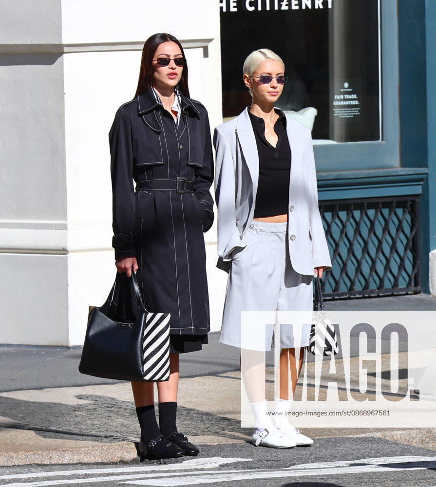 Amelia Halmin and Iris Law during DKNY Photoshoot in New York Top models Amelia Halmin and Iris Law are doing a photoshoot for DKNY in New York, NY on October 8, 2026. Photo by Dylan Travis ABACAPRESS.COM New York NY