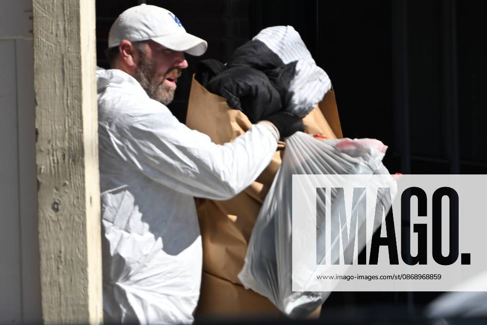 FBI agents seize several pieces of evidence from the home of Eugene Horsch on West Chew Avenue in Philadelphia, Pennsylvania, United States, on October 8, 2026. Several evidence boxes and bags including items were removed from the home. Authorities are investigating the property after linking it to at least seven missing women. Eugene Horsch is the son of the late Raymond R.C. Horsch. Philadelphia USA - ZUMAs197 20261008_aaa_s197_105