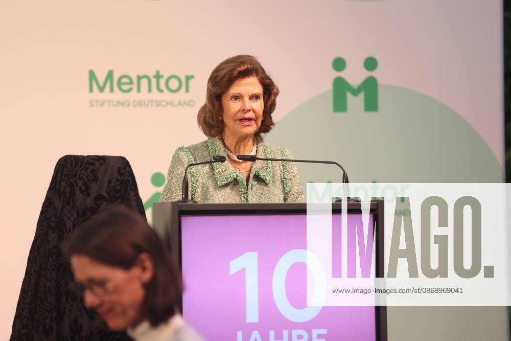 Queen Silvia of Sweden at the Mentor Foundation s anniversary celebration on Mainau Island, Mainau