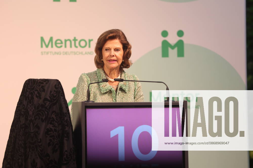 Queen Silvia of Sweden at the Mentor Foundation s anniversary celebration on Mainau Island, Mainau