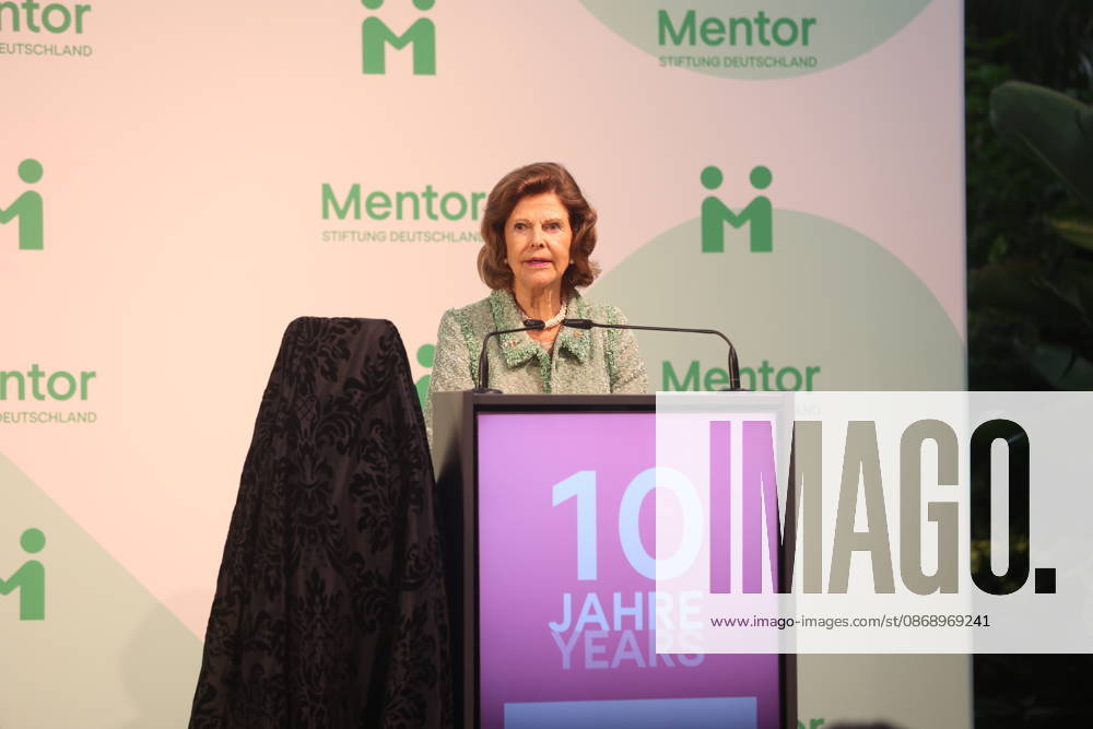 Queen Silvia of Sweden at the Mentor Foundation s anniversary celebration on Mainau Island, Mainau