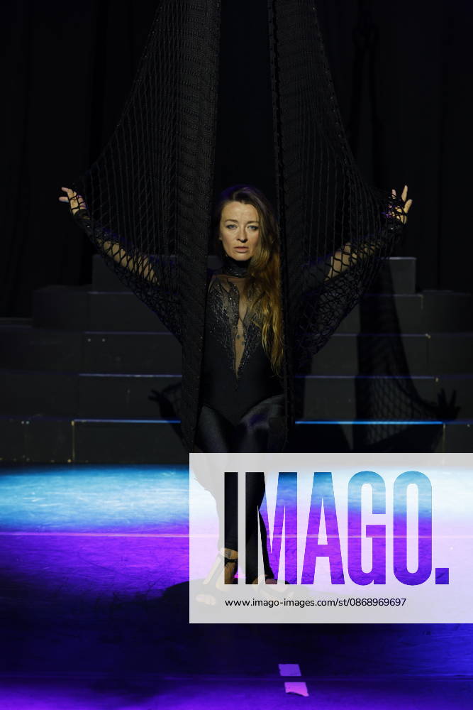 Herne, Revue Palast Ruhr: Press conference for the new show Iconics —a mix of cross-dressing, drag, live singing, acrobatics, and dance—featuring Sabrina Püschel