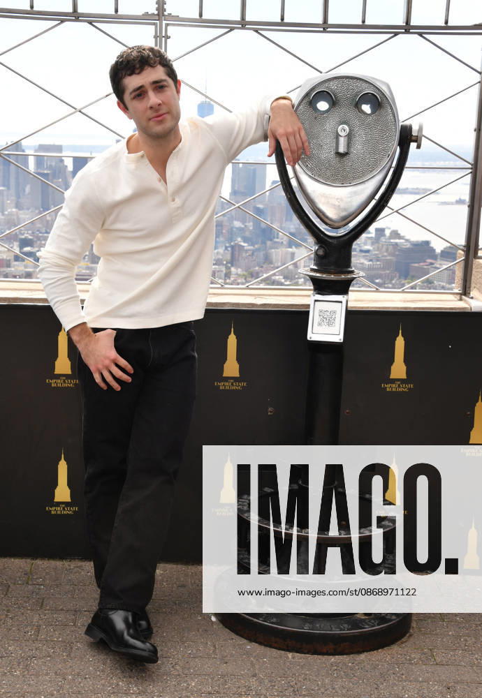 NEW YORK, NY- OCTOBER 8: Jaren Lewison at the Empire State Building to Celebrate the Premiere of CBS New Series, Eternally Yours on October 8, 2026 in New York City.