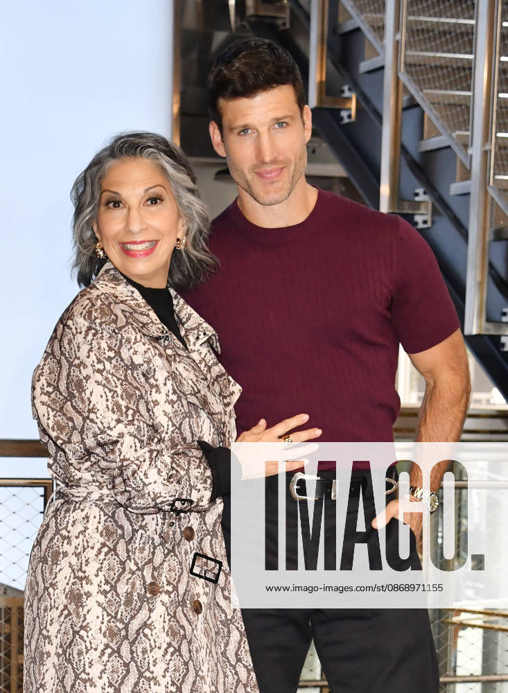NEW YORK, NY- OCTOBER 8: Rose Abdoo and Parker Young at the Empire State Building to Celebrate the Premiere of CBS New Series, Eternally Yours on October 8, 2026 in New York City.