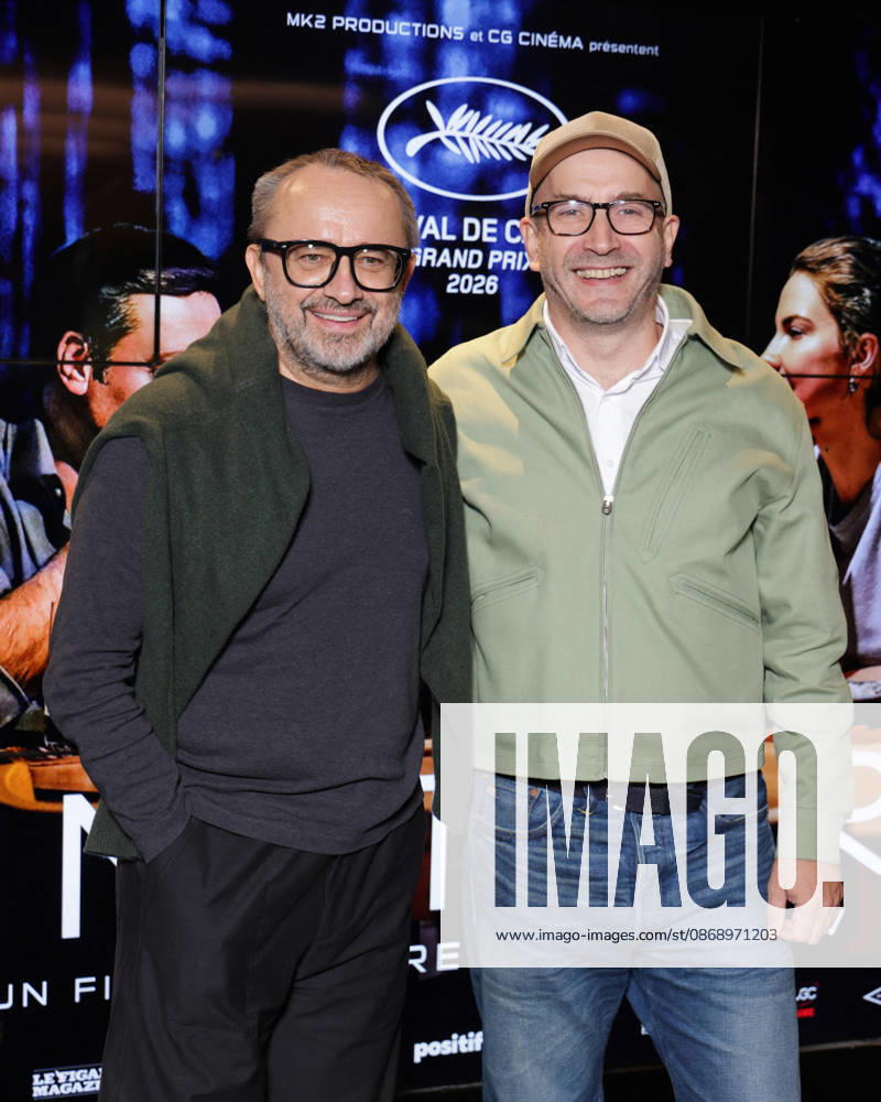 Exclusive - Minotaure Premiere - Paris Exclusive - Andrey Zvyagintsev and Evgueni Galperine attend the photocall for the premiere of The Minotaure held at the UGC Les Halles Cinema in Paris, France on October 8, 2026. Photo by David Boyer ABACAPRESS.COM Paris France