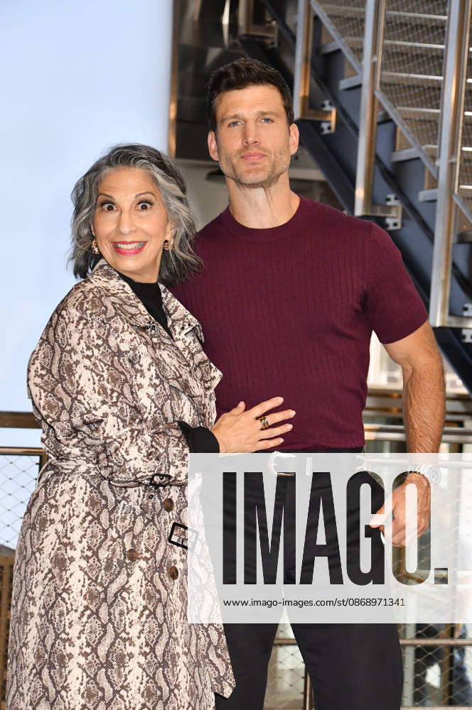 NEW YORK, NY- OCTOBER 8: Rose Abdoo and Parker Young at the Empire State Building to Celebrate the Premiere of CBS New Series, Eternally Yours on October 8, 2026 in New York City.