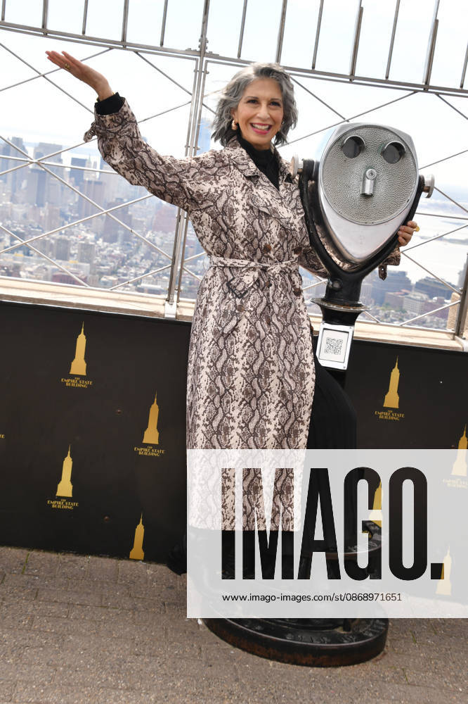 NEW YORK, NY- OCTOBER 8: Rose Abdoo at the Empire State Building to Celebrate the Premiere of CBS New Series, Eternally Yours on October 8, 2026 in New York City.