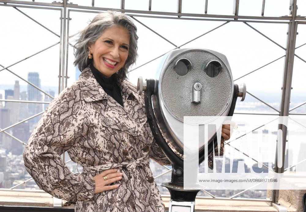 NEW YORK, NY- OCTOBER 8: Rose Abdoo at the Empire State Building to Celebrate the Premiere of CBS New Series, Eternally Yours on October 8, 2026 in New York City.