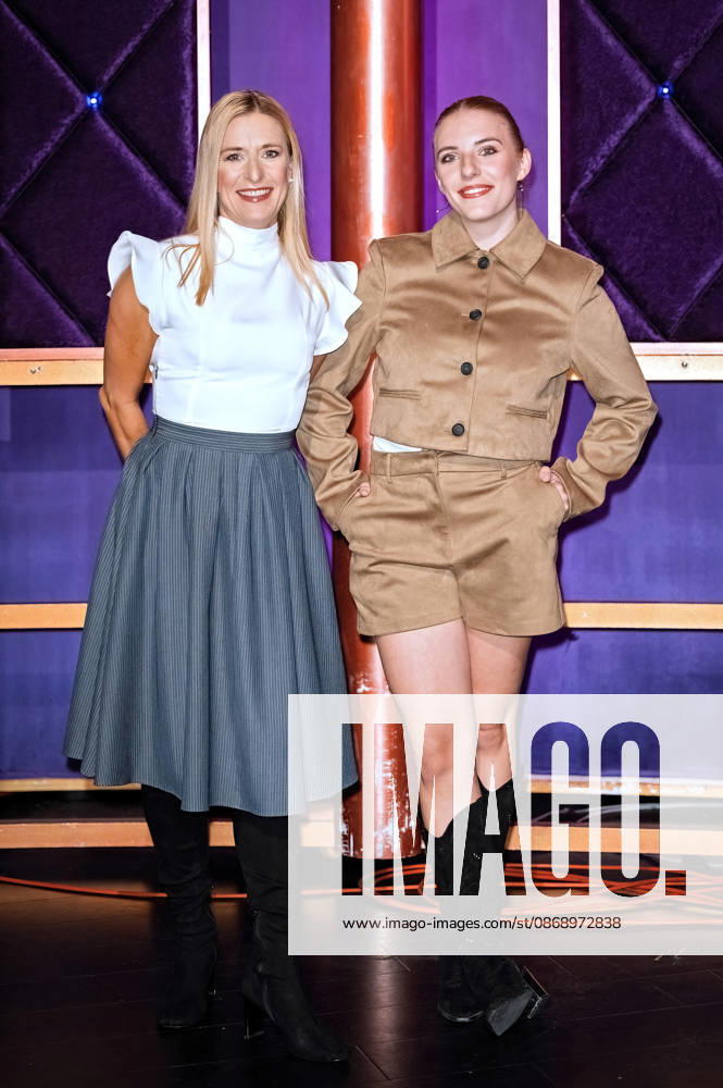 MDR Riverboat singer Stefanie Hertel with her daughter Johanna Mross during the taping of the MDR talk show Riverboat on October 8, 2026, at Mediacity Leipzig 20261008SFL0003
