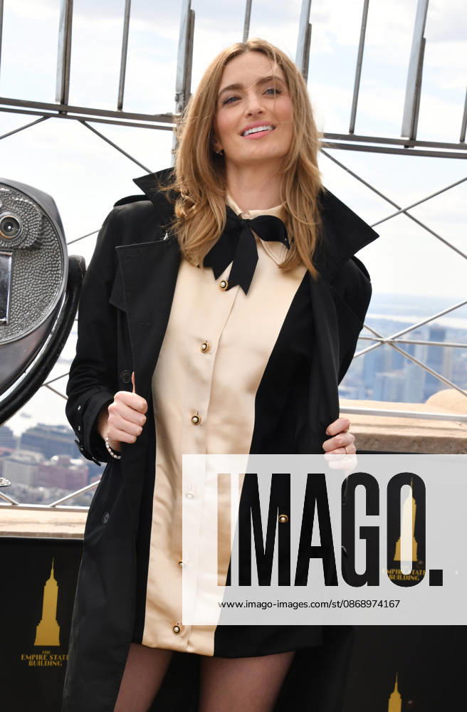 NEW YORK, NY- OCTOBER 8: Allegra Edwards at the Empire State Building to Celebrate the Premiere of CBS New Series, Eternally Yours on October 8, 2026 in New York City. Credit: AdMedia New York City USA - ZUMAa123 20261008_zaa_a123_081