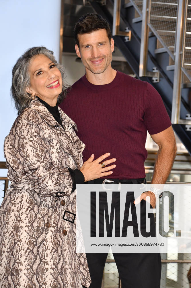 NEW YORK, NY- OCTOBER 8: Rose Abdoo and Parker Young at the Empire State Building to Celebrate the Premiere of CBS New Series, Eternally Yours on October 8, 2026 in New York City. Credit: AdMedia New York City USA - ZUMAa123 20261008_zaa_a123_108