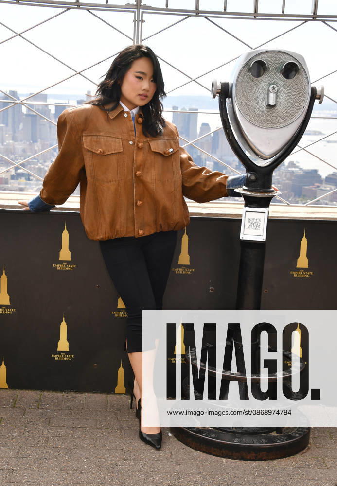 NEW YORK, NY- OCTOBER 8: Helen J. Shen at the Empire State Building to Celebrate the Premiere of CBS New Series, Eternally Yours on October 8, 2026 in New York City. Credit: AdMedia New York City USA - ZUMAa123 20261008_zaa_a123_110