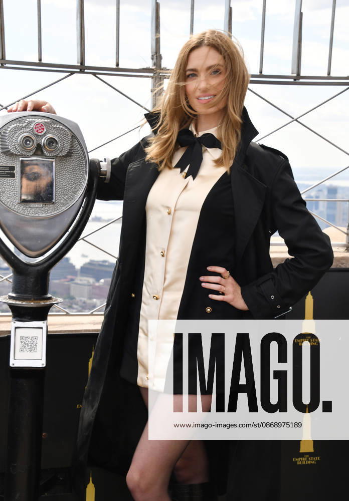 NEW YORK, NY- OCTOBER 8: Allegra Edwards at the Empire State Building to Celebrate the Premiere of CBS New Series, Eternally Yours on October 8, 2026 in New York City. Credit: AdMedia New York City USA - ZUMAa123 20261008_zaa_a123_114