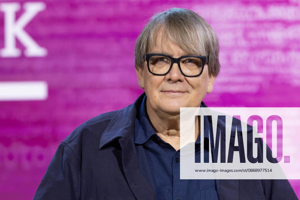 Frankfurt Book Fair 2026: Sven Regener presents his new book, *Frankie and Freddie*, on the literature stage hosted by ARD, ZDF, and 3sat, Frankfurt am Main, Hesse, Germany, Exhibition Center