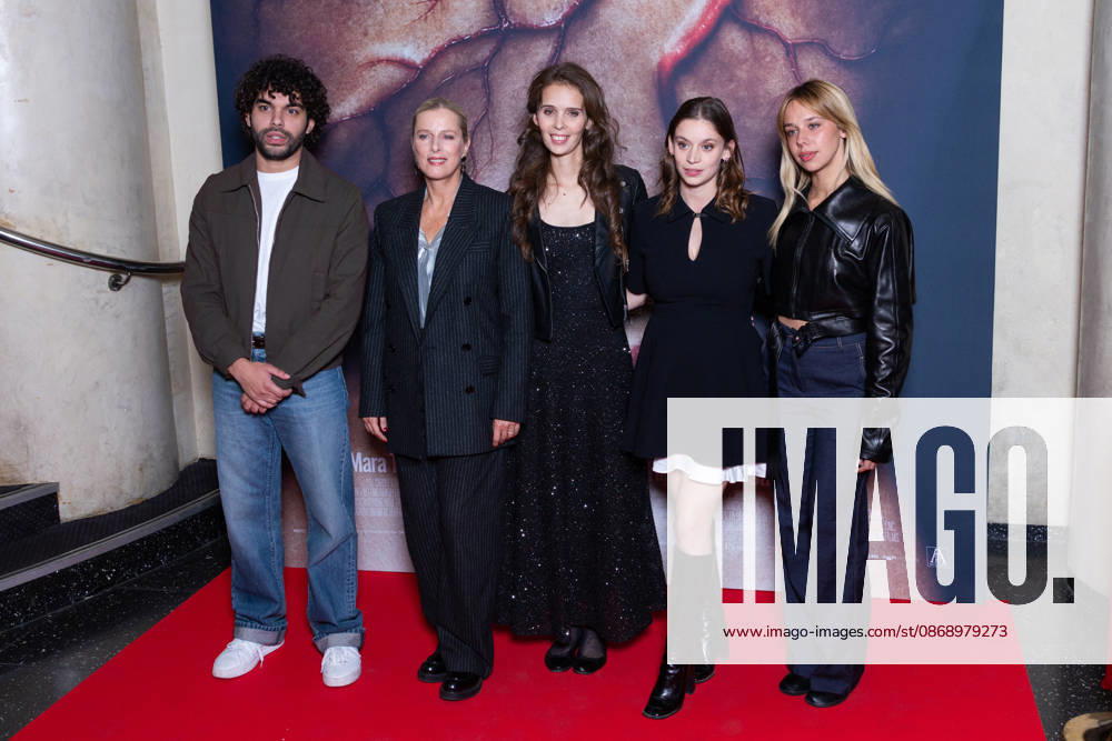 Sanguine Paris Film Premiere Sami Outalbali, Karin Viard, Marion Le Corroller, Mara Taquin, Kim Higelin attends Sanguine Paris Film Premiere at Max Linder on October 08, 2026 in Paris, France. Photo by Nasser Berzane ABACAPRESS.COM Paris France