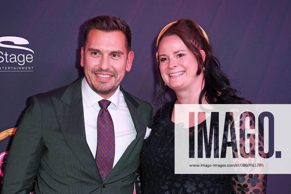 Chris Fleischhauer and Simone Wimmer of Hitradio Antenne 1 at the JULIA MUSICAL PREMIERE at the Stage Palladium Theater in Stuttgart on October 8, 2026
