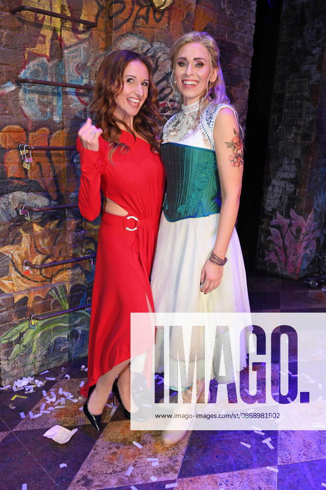 Anita Hofmann and Sabrina Weckerlin at the JULIA musical premiere at the Stage Palladium Theater in Stuttgart on October 8, 2026