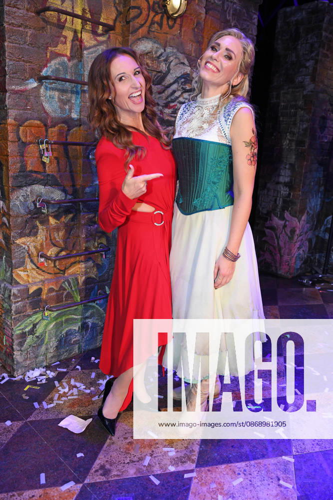 Anita Hofmann and Sabrina Weckerlin at the JULIA musical premiere at the Stage Palladium Theater in Stuttgart on October 8, 2026